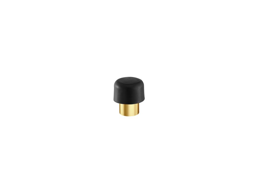 Sanco Bath Robe Hook & Door Stop Επιδαπέδιο Στοπ πόρτας PVD χρυσό ορείχαλκο βουρτσιστό 00252-PVD-02BR