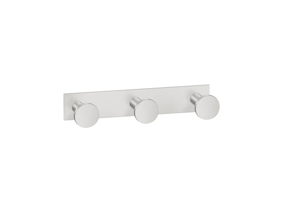 Sanco Bath Robe Hook & Door Stop Τριπλό Άγκιστρο PVD νίκελ ατσάλι 00683-PVD-11BR