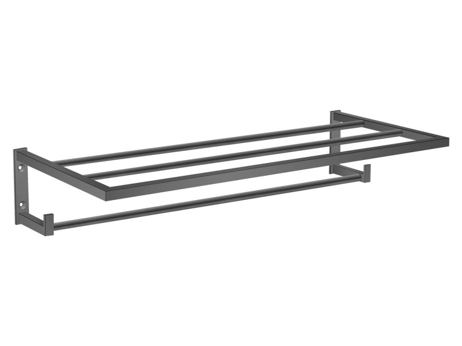 Sanco Towel racks Ραφιέρα Πετσετών Σκούρο γραφίτη 00918-122