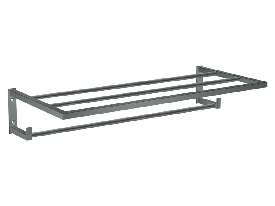 Sanco Towel racks Ραφιέρα Πετσετών Ανθρακί ανάγλυφο 00918-Μ118