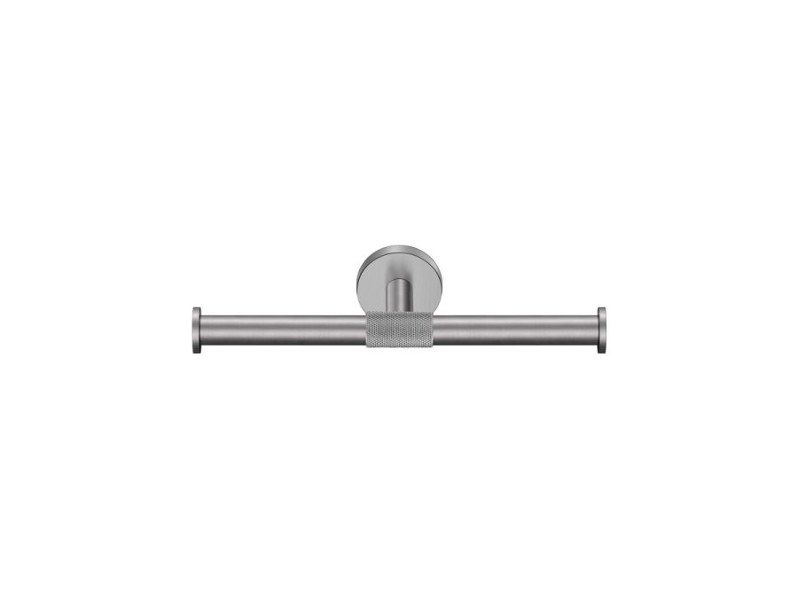 Sanco Dorian Διπλή Χαρτοθήκη PVD gun metal βουρτσιστό 121326-PVD-05BR