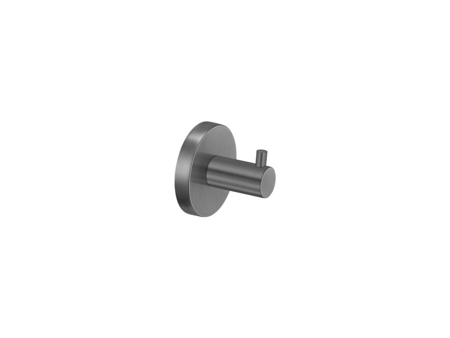 Sanco Ergon Άγκιστρο μονό PVD gun metal βουρτσιστό 25928-PVD-05BR