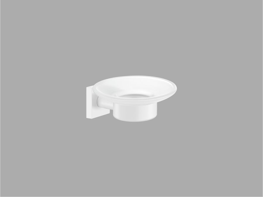 Sanco Iconic Soap Dish Λευκό ματ 26702-Μ101