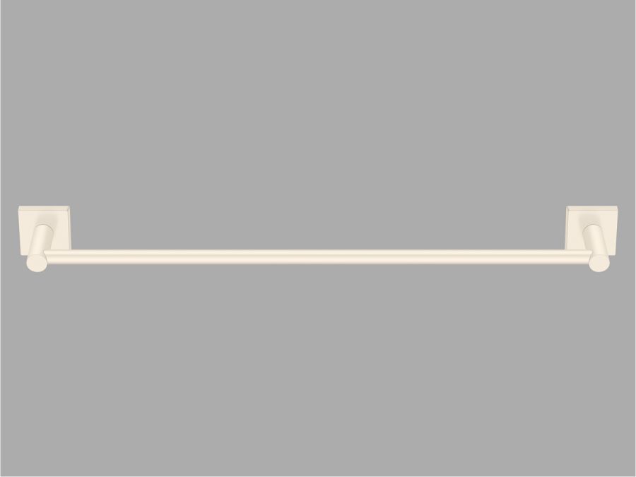 Sanco Iconic Single Towel Rail Μπεζ ματ 26704-Μ102