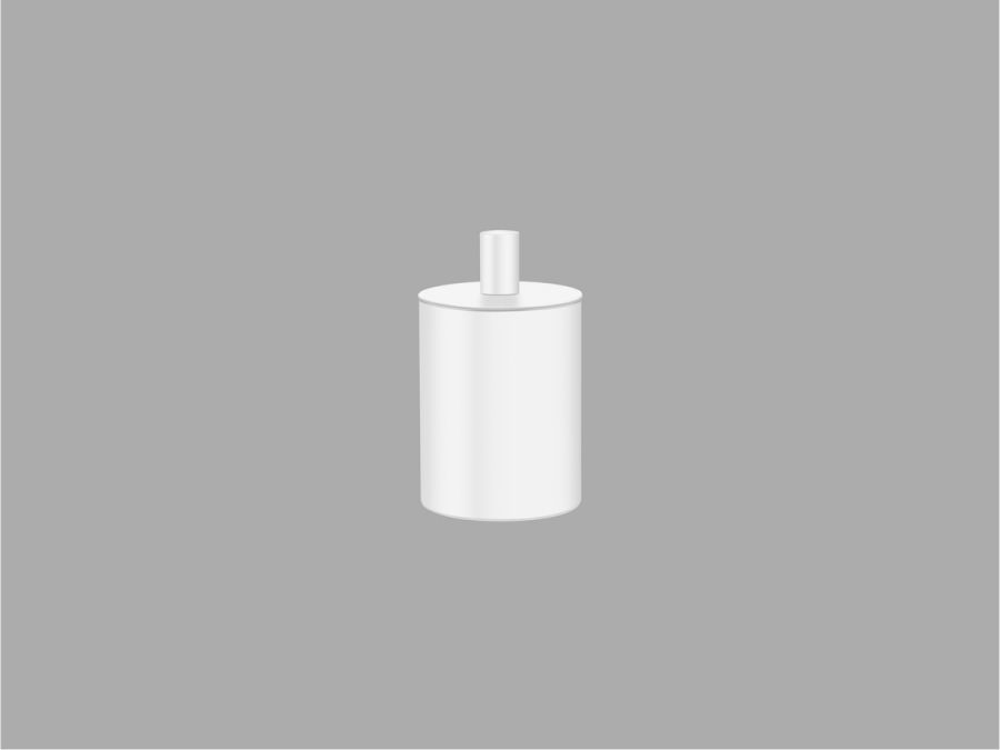 Sanco Bathroom Set Cosmetic Box Λευκό ματ 80101-Μ101