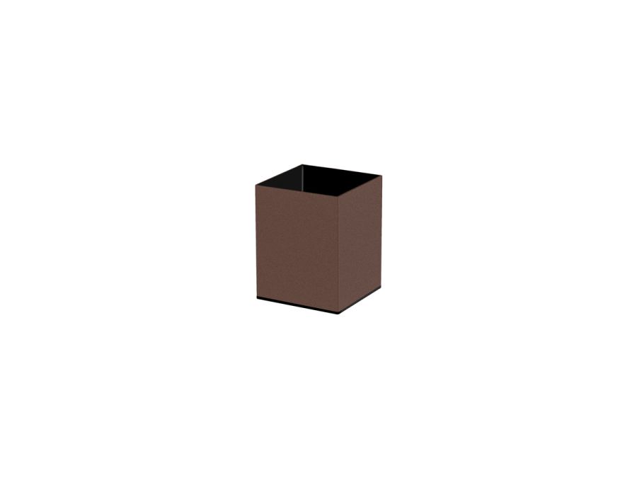 Sanco Bathroom Set Επικαθήμενη Ποτηροθήκη Wenge ανάγλυφο 90152-Α75