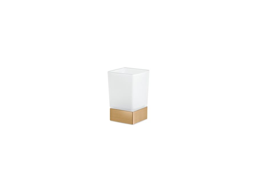 Sanco Bathroom Set Επικαθήμενη Ποτηροθήκη PVD θερμό μπρονζέ βουρτσιστό 90155-PVD-01BR