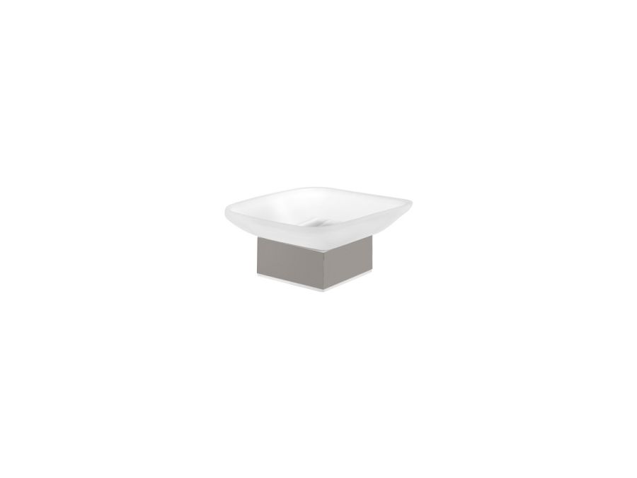 Sanco Bathroom Set Επικαθήμενη Σαπουνοθήκη Γκρι τσιμέντου ματ 90255-M104