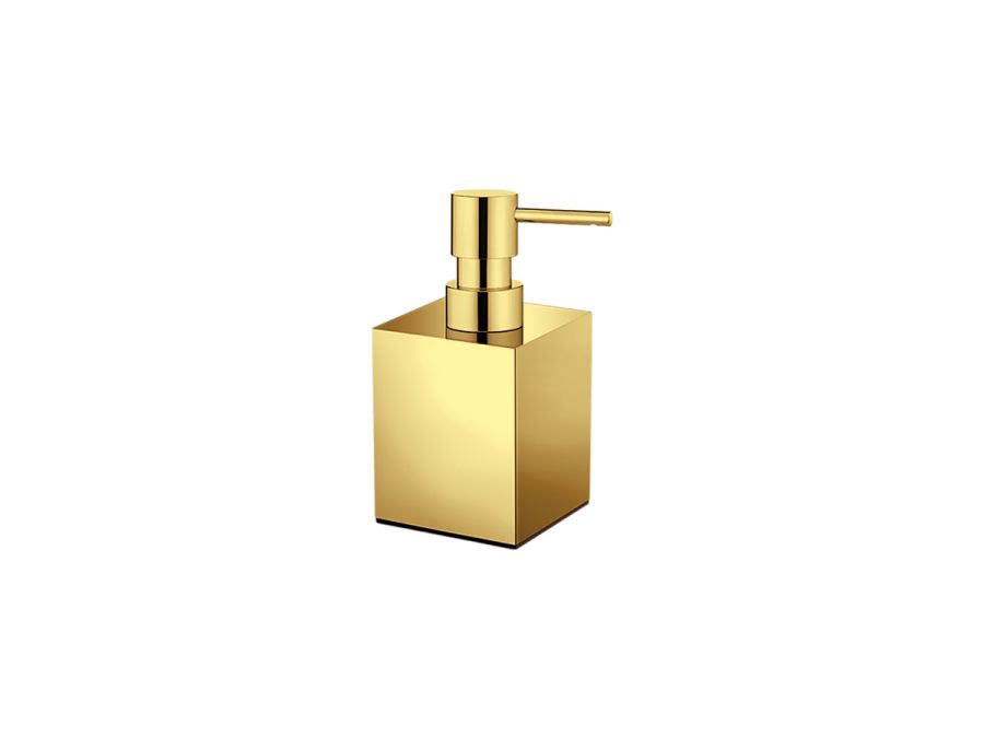 Sanco Bathroom Set Επικαθήμενο Ντισπένσερ PVD χρυσό ορείχαλκο γυαλιστερό 90352-PVD-02PL