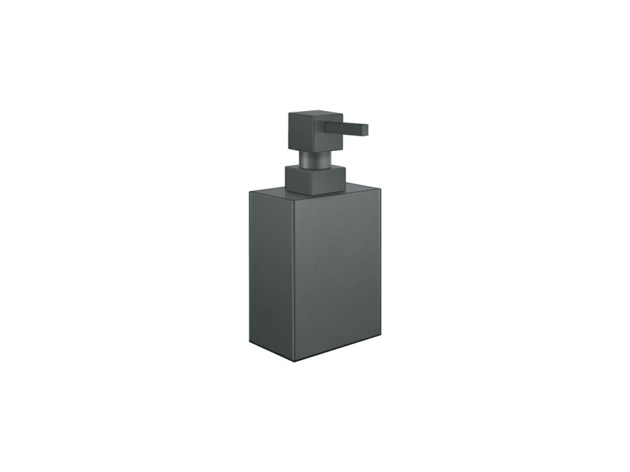 Sanco Bathroom Set Επικαθήμενο Ντισπένσερ Ανθρακί ανάγλυφο 90354-Μ118