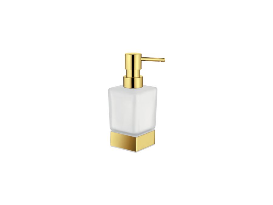Sanco Bathroom Set Επικαθήμενο Ντισπένσερ PVD χρυσό ορείχαλκο γυαλιστερό 90355-PVD-02PL