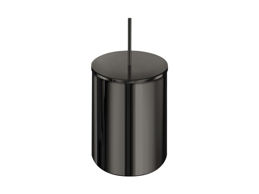 Sanco Waste Bins Χαρτοδοχείο 5lt PVD gun metal γυαλιστερό 90606-PVD-05PL