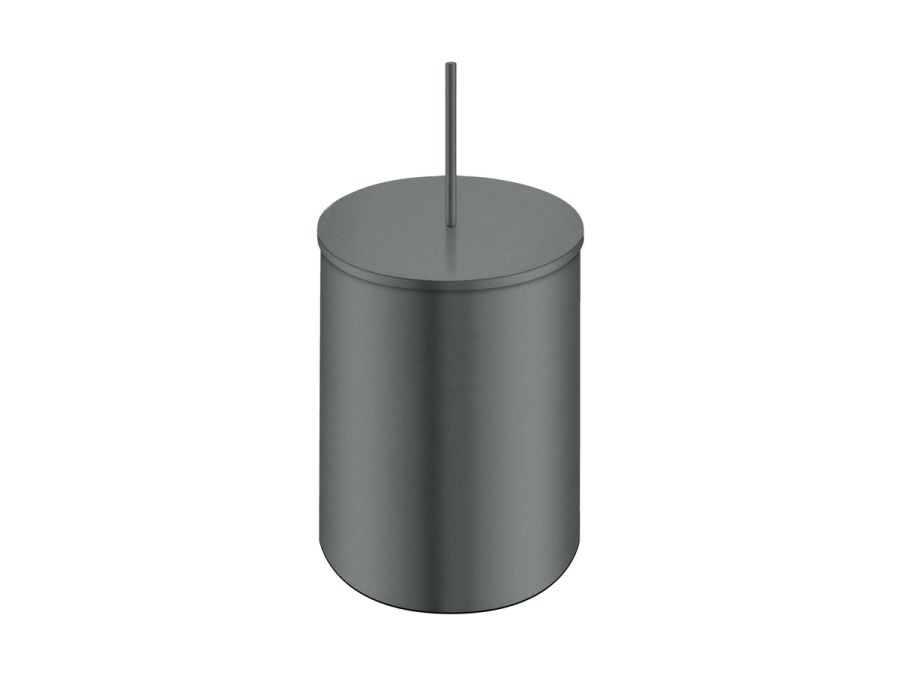 Sanco Waste Bins Χαρτοδοχείο 5lt Ανθρακί ανάγλυφο 90606-Μ118