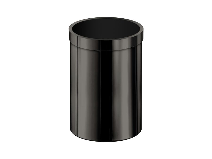 Sanco Open Bins Χαρτοδοχείο 12lt PVD gun metal γυαλιστερό 90664-PVD-05PL