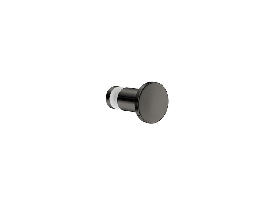 Sanco Glass Door Accessories Πόμολο / Άγκιστρο PVD gun metal γυαλιστερό GL0670-PVD-05PL