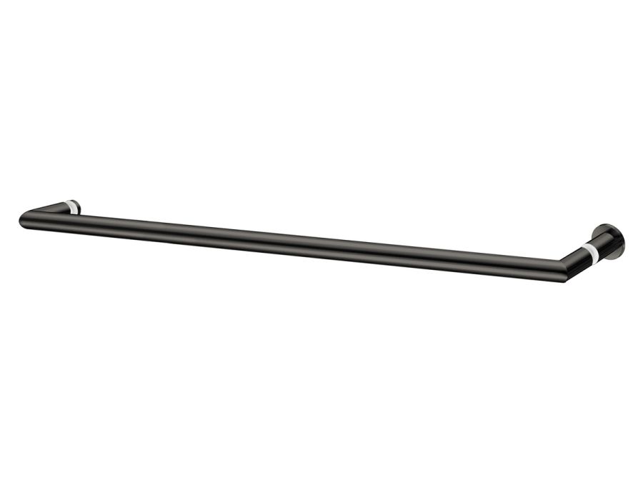 Sanco Glass Door Accessories Λαβή / πετσετοθήκη PVD gun metal γυαλιστερό GL0715-PVD-05PL