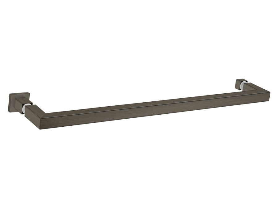 Sanco Glass Door Accessories Λαβή / Πετσετοθήκη Σκούρο μπρονζέ ματ GL0723-DM25