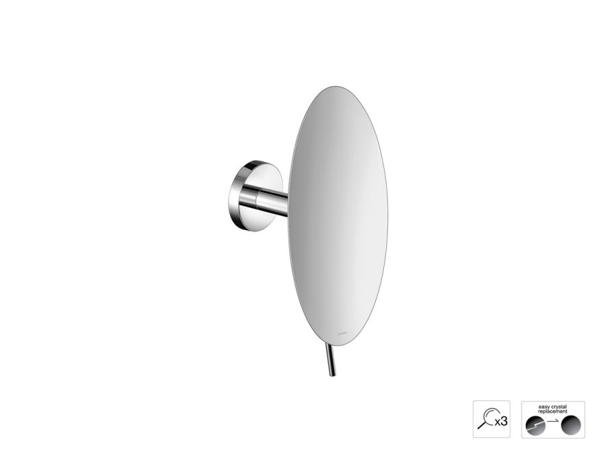Sanco Cosmetic mirrors Μεγεθυντικός καθρέπτης x3 Χρώμιο MR-702-Α03