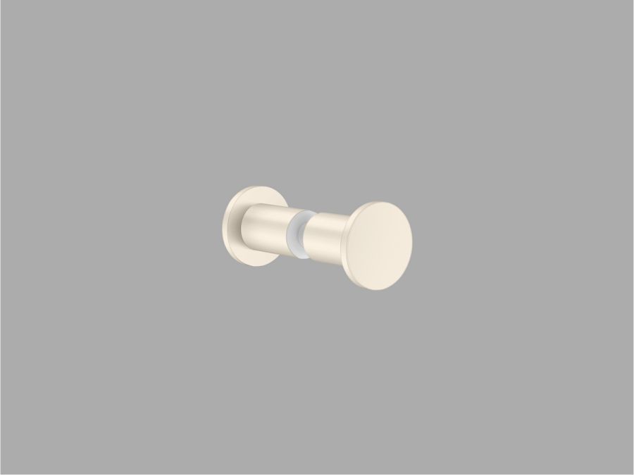 Sanco Glass Door Accessories Διπλό Πόμολο / Άγκιστρο Μπεζ ματ SET-GL0670-Μ102