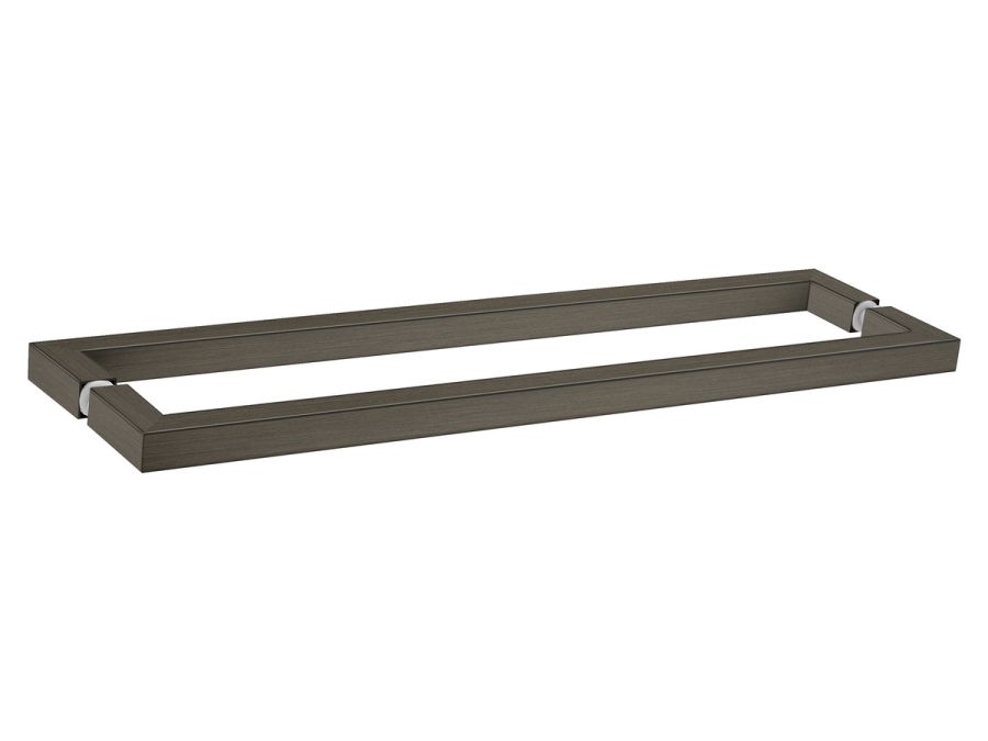 Sanco Glass Door Accessories Διπλή Λαβή / Πετσετοθήκη Σκούρο μπρονζέ ματ SET-GL0723-DM25