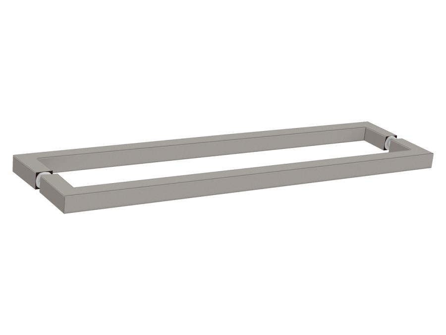 Sanco Glass Door Accessories Διπλή Λαβή / Πετσετοθήκη Γκρι τσιμέντου ματ SET-GL0723-M104