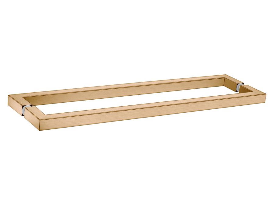 Sanco Glass Door Accessories Διπλή Λαβή / Πετσετοθήκη PVD θερμό μπρονζέ βουρτσιστό SET-GL0723-PVD-01BR