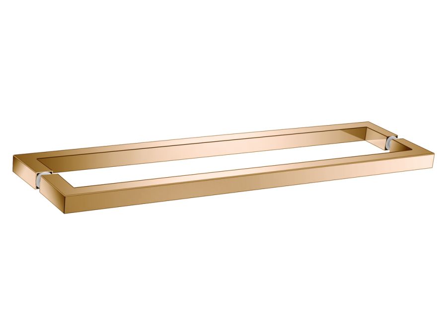 Sanco Glass Door Accessories Διπλή Λαβή / Πετσετοθήκη PVD θερμό μπρονζέ γυαλιστερό SET-GL0723-PVD-01PL