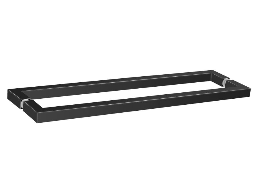 Sanco Glass Door Accessories Διπλή Λαβή / Πετσετοθήκη Μαύρο ματ SET-GL0723-Μ116