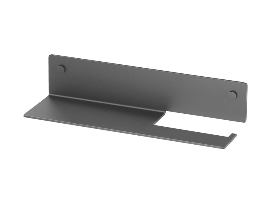 Sanco Shelves Ράφι με Χαρτοθήκη Σκούρο γραφίτη SH-0504-122