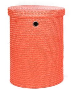 Καλάθι Αποθήκευσης -Απλύτων Μεγάλο με καπάκι Πορτοκαλί 42/40*53 εκ. Sila 4465L 