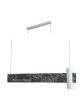ΚΡΕΜΑΣΤΟ Φ/Σ LED 1XGU10+ 18W LED 3000K 1440LM ΑΠΟΧΡ.ΜΑΥΡΟΥ ΜΑΡΜΑΡΟΥ ΜΕΤ/ΚΟ 90Χ7ΧΗ120CM LINEA ACA DCR21LEDP90B