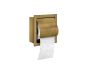 Χαρτοθήκη Εντοιχιζόμενη με Καπάκι W15xD7xH16 cm Inox Aisi 304 Bronze Mat Sanco Toilet Roll Holders Pro 0850-M25 