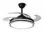 SE LED 36 FAMA BLACK FAN 105x35cm 36W IP20  3CCT WITH MEMORY 2 YEARS WARRANTY HOMELIGHTING 77-50618