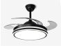 SE LED 36 FAMA BLACK FAN 105x35cm 36W IP20  3CCT WITH MEMORY 2 YEARS WARRANTY HOMELIGHTING 77-50618