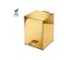 Χαρτοδοχείο 5lt 18x25*Y26,5 cm Gold 24K Soft Closing Sanco Waste Bins 90677-A05