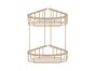 Sanco Shower Baskets Διπλή γωνιακή Θήκη Μόκα ματ 00009-M103