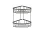 Sanco Shower Baskets Διπλή γωνιακή Θήκη Ανθρακί ανάγλυφο 00009-Μ118