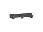 Sanco Bath Robe Hook & Door Stop Τριπλό Άγκιστρο Σκούρο μπρονζέ ματ 00683-DM25