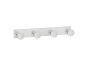 Sanco Bath Robe Hook & Door Stop Τετραπλό άγκιστρο PVD νίκελ ατσάλι 00684-PVD-11BR