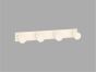 Sanco Bath Robe Hook & Door Stop Τετραπλό άγκιστρο Μπεζ ματ 00684-Μ102
