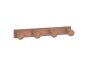 Sanco Bath Robe Hook & Door Stop Τετραπλό άγκιστρο Χάλκινο ματ 00684-Μ26