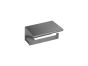 Sanco Monogram Χαρτοθήκη με καπάκι PVD gun metal βουρτσιστό 120407-PVD-05BR