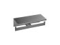 Sanco Monogram Διπλή Χαρτοθήκη με καπάκι PVD gun metal βουρτσιστό 120427-PVD-05BR