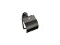 Sanco Gaea Χαρτοθήκη με καπάκι PVD gun metal γυαλιστερό 121217-PVD-05PL