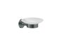 Sanco Corner Σαπουνοθήκη Ανθρακί ανάγλυφο 22702-Μ118