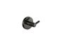 Sanco Ergon Αγκιστρο διπλό PVD gun metal γυαλιστερό 25948-PVD-05PL