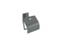 Sanco Iconic Toilet Roll Holder with cover Ανθρακί ανάγλυφο 26717-Μ118