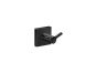 Sanco Iconic Double Bath Robe Hook Μαύρο ματ 26748-Μ116