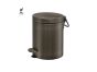 Sanco Waste Bins Χαρτοδοχείο 5 lt Soft Close (AISI 304) Σκούρο μπρονζέ ματ 90605-DM25