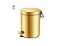 Sanco Waste Bins Χαρτοδοχείο 5 lt Soft Close (AISI 304) PVD χρυσό ορείχαλκο βουρτσιστό 90605-PVD-02BR